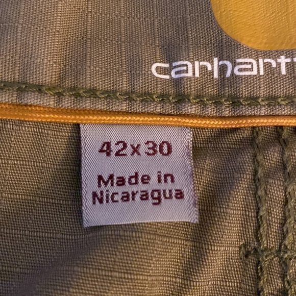 Men’s Carhartt Rugged Flex Relaxed Fit Canvas Cargo Work Pant - Picture 13 of 13